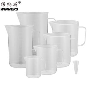 WINNERS 500ml 1000ml 2000ml 5000ml Taza medidora de plástico de gran capacidad Jarra de agua fría y caliente duradera con escala para Cocina - Product Image 1