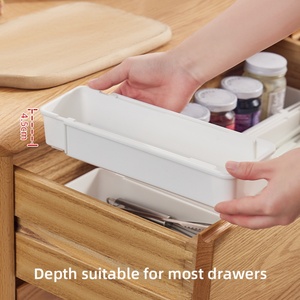 New Plastic Retractable Expandable Home Cabinet Space <b>Storage</b> Expanding File Folder Organizer <b>Storage</b> <b>Box</b> for Household - Product Image 4