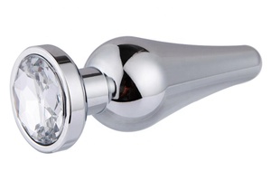 Women toys butt plug with diamond <span class=keywords><strong>sex</strong></span> toys for women men metal anal plugs stainless steel fetish chastity adult products - Product Image 5