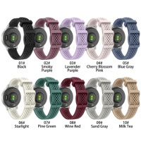 Tali Jam Tangan Silikon Berlubang 14mm Grosir untuk Garmin Lily 2 Quick Release Universal Spring Bar Quick Release Band OEM