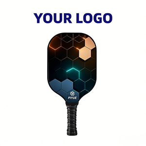 Набор ракеток для пиклбола из стекловолокна, одобренный USAPA, с логотипом из углеродного волокна, 2 ракетки с сотовой структурой для тренировок, включая мячи и сумку - Product Image 1