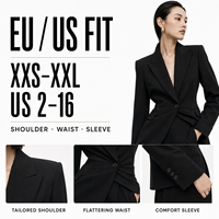 Fabricant de Blazers Personnalisés pour Femmes OEM – Vêtements de Luxe Brodés pour Boutiques, Usine de Marques Privées, Collection Tendance Décontractée