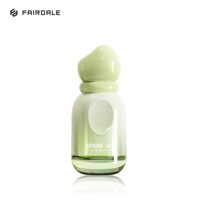 Flacon de parfum vide en verre rechargeable de luxe, design en forme de galet, 30 ml, 50 ml, 100 ml
