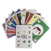 300gsm Wit Blauwe Kern Papier Spelen Honkbal Board Games Sets Custom Folie Trading Cartoon Card Flash Cards Printing Service