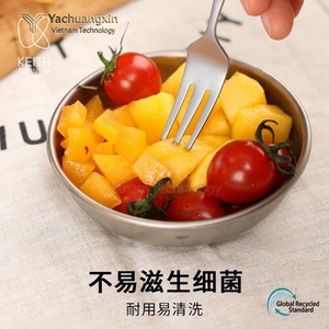 Juego de Cubiertos de Acero Inoxidable, 3 Piezas, Cuchillo, Tenedor y Cuchara, Vajilla para Uso en Exteriores - Product Image 2