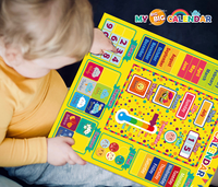 Jouet éducatif coloré pour la maternelle, la maison et les sorties, aimant de réfrigérateur pour la reconnaissance des saisons et des temps