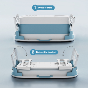 Bañera Plegable Grande de Plástico con Tapa, Portátil y Multifuncional para Adultos y Bebés - Product Image 3