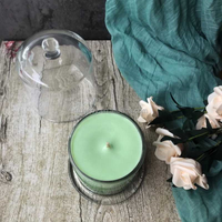 Groothandel Transparante Glazen Kaarsenpot, Klokvormig, Lege Kaarsenhouder voor Aromatherapie, Steenkaarsen, 3 Maten