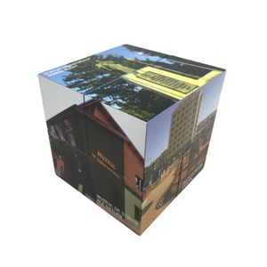 Kích thước lớn tùy chỉnh in đầy đủ 3x3 nhựa ma thuật Cube nhà sản xuất - Product Image 4