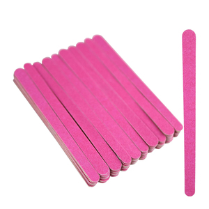 Fabricación de limas de uñas de madera natural de doble cara desechables personalizadas para el cuidado personal de las uñas - Product Image 1