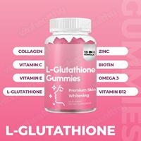 Gummies Éclaircissantes et Blanchissantes pour la Peau, 13 en 1, Collagène L-Glutathion Bio, Marque Privée OEM, en Stock