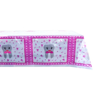 DAMAI Blue Pink Healthy Teeth Theme Party Paper Plate Set Boy Girl Birthday Party <b>Disposable</b> <b>Tableware</b> for Party Supplies - Product Image 4