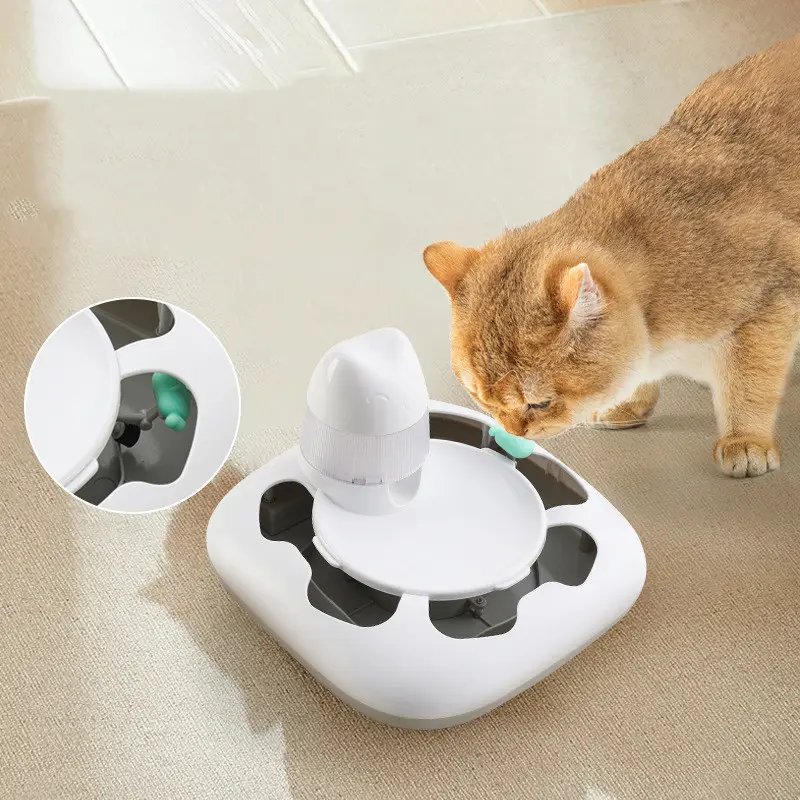 Haustier Spiel kameraden Raubtier Spielzeug Katze Hund Teaser Tiernahrung Spender aufladen Raubtier Spielzeug