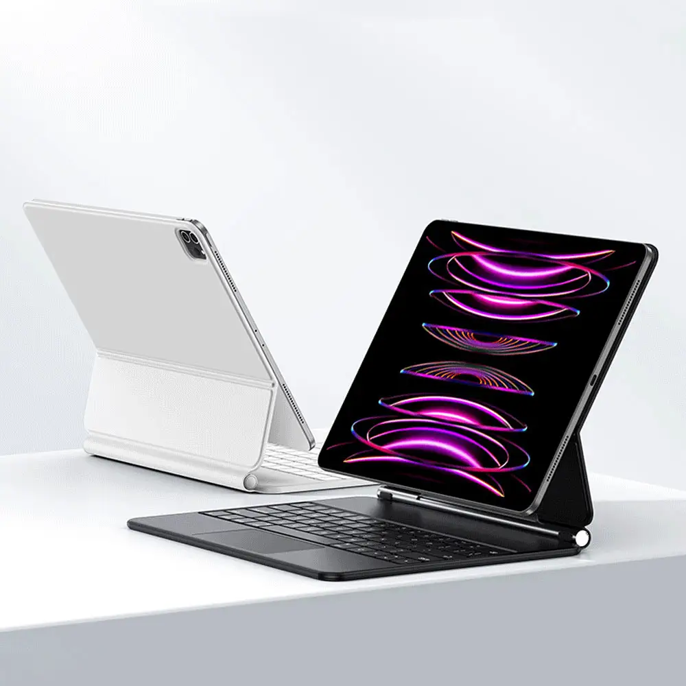 Great quality wireless BT touchpad keyboard magnetic magic keyboard case for Apple iPad Pro 12.9 inch 2018 / 2020 / 2021