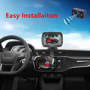 Hệ thống quan sát phía sau có dây Camera quan sát ban đêm xe tải Màn hình LCD gắn trên xe ô tô 4.3 inch - Product Image 2