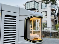 Maison préfabriquée mobile de luxe, écologique, moderne, en acier, étanche, pour appartement, cabine, hôtel, séjour, résidence, usage commercial