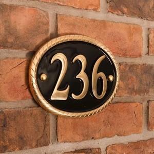Nouveau Design 3d Métal Laiton Plaques De Porte En Acier Inoxydable Numéros De Maison Panneaux De Porte - Product Image 2