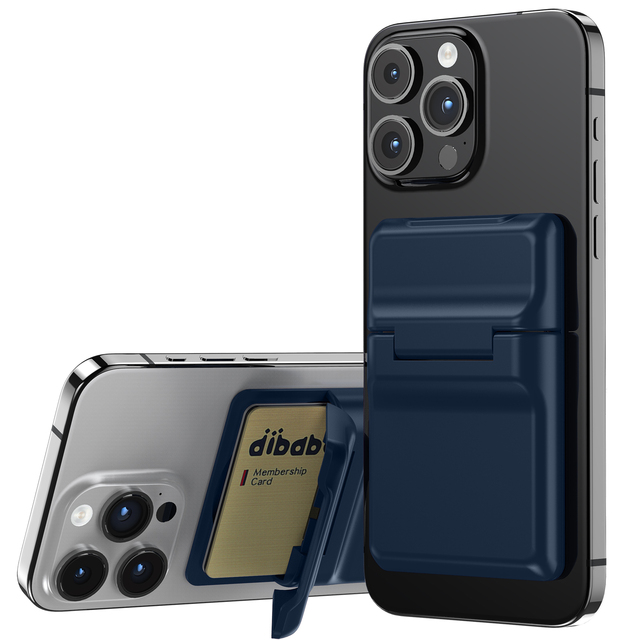2024 New Arrival Hot Sale 2in1 Magnetic Card Holder Leather Cell Phone Case Wallet for magsafe Credit Card Holder for iPhone