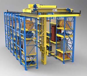 Grúa apiladora Overheadstackercrane eotcrane, Equipo de elevación de 5 toneladas, Automatización de almacenes, Manipulación industrial de materiales - Product Image 1