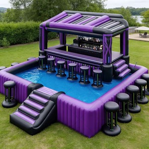 PoeticExist Aufblasbarer <span class=keywords><strong>PVC</strong></span>-Material Outdoor Aufblasbarer Swimmingpool - Product Image 6