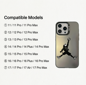 <span class=keywords><strong>Coque</strong></span> antichoc en TPU noir avec motif joueur de basketball sautant et cadre de protection d'objectif pour <span class=keywords><strong>iPhone</strong></span> 17 16 15 14 13 Pro Max - Product Image 3