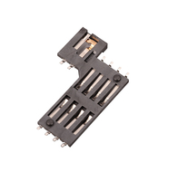 MUP 6-poliger Sim-Push-Pull-Karten anschluss halter Steckplatz Steckplatz Sim-Karten fach Auswurf stift Smd-Buchse für Pos-Hand anschluss