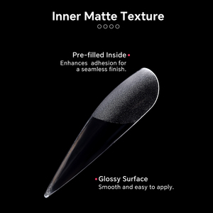 KADS 240 Uñas Postizas Stiletto de Cobertura Completa Transparentes de ABS para Extensión de Uñas Acrílicas y Gel, Manicura Profesional - Product Image 6