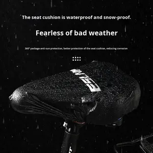 <span class=keywords><strong>Housse</strong></span> de coussin imperméable pour siège de vélo <span class=keywords><strong>Protection</strong></span> solaire pour vélo de route <span class=keywords><strong>housse</strong></span> anti-poussière pour <span class=keywords><strong>selle</strong></span> de VTT <span class=keywords><strong>housse</strong></span> de pluie pour poussière - Product Image 2