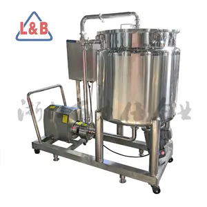 steel bottom homogenizing multi-functional dispersing dissolving mixing tank Automatic Milkshake Mixer