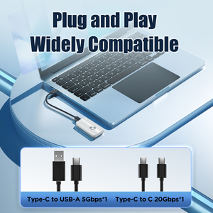 Ổ cứng <span class=keywords><strong>SSD</strong></span> di động EAGET 20Gbps Type-C USB3.0 Gen2, ổ cứng ngoài 1TB, PSSD 4TB tích hợp <span class=keywords><strong>SSD</strong></span> M.2 SATA 2280 - Product Image 5