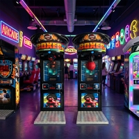 Machine de boxe électronique d'entraînement à pièces sac Cola distributeur automatique arcade de boxe à vendre