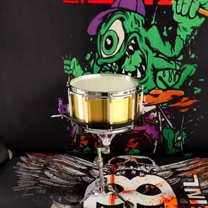 14インチ ブロンズ＆アルミニウム フローティング スネアドラム - Product Image 3