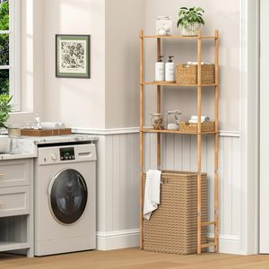 Trong nhà vệ sinh lưu trữ <span class=keywords><strong>3</strong></span>-tầng tre nhà vệ sinh kệ freestanding trên nhà vệ sinh phòng tắm Tổ Chức Phòng tắm lưu trữ tủ - Product Image 5