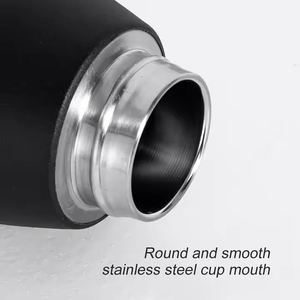 Free Custom Logo Double Wall Insulated Stainless Steel Water <b>Bottle</b> Metal Thermal Vacuum <b>Flask</b> for Camping Toilets Daily Use - Product Image 4