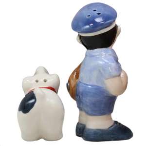 Juego de figurillas magnéticas de 3,5 pulgadas para cocina, Set de platos y saleros de cerámica con diseño de ladrón de correo, perro Tramp, salero y pimienta, con mostrador y comedor - Product Image 2