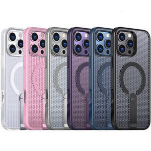 Nuovo Design <span class=keywords><strong>a</strong></span> nido d'ape di dissipazione di calore porta custodia magnetica del telefono per iPhone 17 16 Plus 15 14 <span class=keywords><strong>13</strong></span> Pro Max <span class=keywords><strong>Cover</strong></span> per <span class=keywords><strong>Samsung</strong></span> A16 - Product Image 1