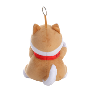 Llavero de peluche Shiba Inu, mini <span class=keywords><strong>cachorro</strong></span> <span class=keywords><strong>Akita</strong></span> sentado, colgante para bolso con bordado de matcha, colgante de <span class=keywords><strong>perro</strong></span> verde, lindo y esponjoso - Product Image 2
