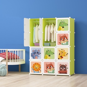 <span class=keywords><strong>Armadio</strong></span> <span class=keywords><strong>per</strong></span> Bambini Divertente e Funzionale - Montaggio Fai-da-Te, Robusto Contenitore <span class=keywords><strong>per</strong></span> Vestiti e <span class=keywords><strong>Giocattoli</strong></span> dei Bambini - Product Image 4