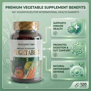 Cápsulas de Frutas y Verduras OEM, Suplemento de Alimentos Integrales, Superalimento, Apoyo Antioxidante, Bienestar Digestivo, Suministro Nutricional Diario - Product Image 4