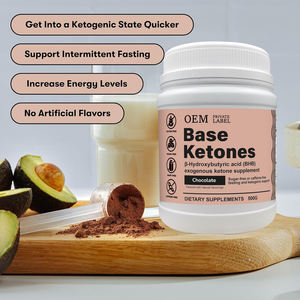Suplemento de cetonas exógenas a base de chocolate Premium 500G Suplemento dietético de apoyo cetogénico y en ayunas sin azúcar - Product Image 6
