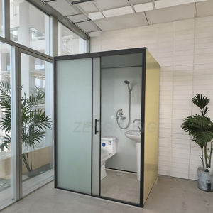 Salle de bain modulaire intégrée Pod Salle de douche préfabriquée complète avec toilettes Maison conteneur intégrée mobile pour salles de bains - Product Image 2