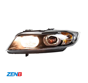 Conjunto de Faros Delanteros para BMW Serie 3 E90 320i <span class=keywords><strong>325i</strong></span> 330, Años 2005-2012, Lentes Modificadas con Luces LED de Circulación Diurna - Product Image 6