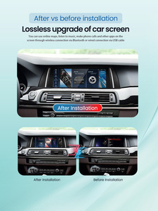 หน้าจอแสดงผลมัลติมีเดีย HFmidia ขนาด 12.3 นิ้ว สำหรับรถยนต์ BMW ซีรีส์ 5 รุ่น F10 F11 ระบบ CIC NBT รองรับ Wireless CarPlay และ Android Auto เครื่องเล่นวิดีโอในรถยนต์ - Product Image 6