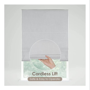 Custom Cordless Electric Roman Shades Room-Darkening <strong>Window</strong> Treatments with Roller for <strong>Windows</strong> - Product Image 1