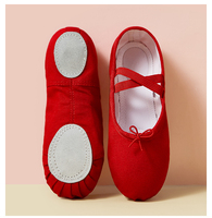 Chaussures de danse à lacets à semelle souple BW78 pour enfants et adultes, chaussons patte de chat, chaussures de ballet pour filles, chaussures de yoga et d'entraînement – Vente en gros
