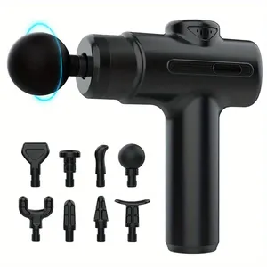 Massage Gun Deep Tissue Percussion Massager For Athletes Handheld Body Back Muscle with 8 Massage Heads