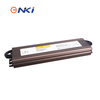 Alimentation à découpage AC-DC ultra-mince étanche 100-265V, sortie simple 24V 150W 6.25A, efficacité 92%
