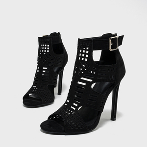 Zapatos de Novia Europeos y Americanos en Stock, de Tacón Alto, con Diseño de Boca de Pez, para Verano, Moda para Pasarela y Exteriores, Tallas Grandes, Estilo Romano - Product Image 4