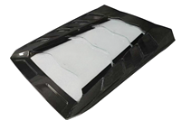 Copertura Motore Posteriore in Fibra di Carbonio Stile M con Vetro Trasparente per Lamborghini Huracan LP580-2 LP610-4