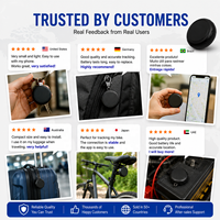 Traceur GPS sans fil portable de taille pièce, anti-vol, pour clés de voiture, localisation mondiale, en promotion